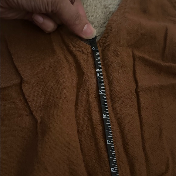 Old Navy Tan Sleeveless split front maxi dress - Picture 11 of 12